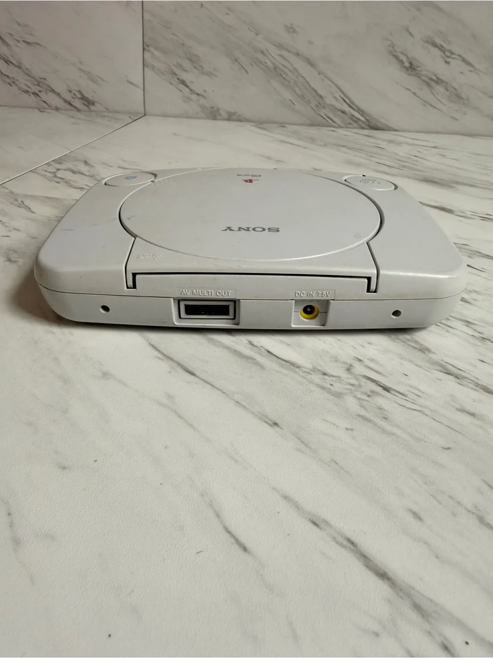 Vintage Sony PSone Slim Console SCPH-101 White Memory Card As-Is